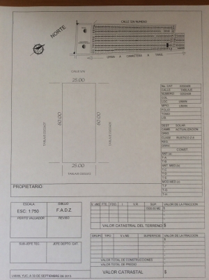 TERRENO UM&Aacute;N $700,000 (1,500m&sup2;)