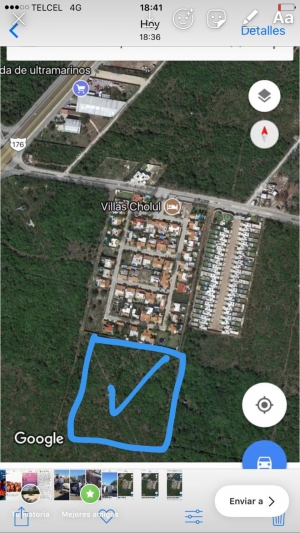 TERRENO CHOLUL 5,5 HAS. $1,000/M&sup2;